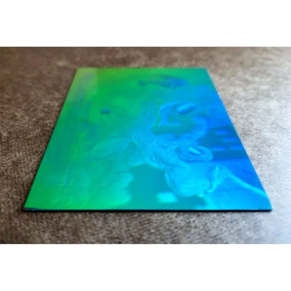 1993 SKYBOX MARVEL UNIVERSE HOLOGRAM #1 OF 5 GREEN HOLO VAR! W/Plastic Protector